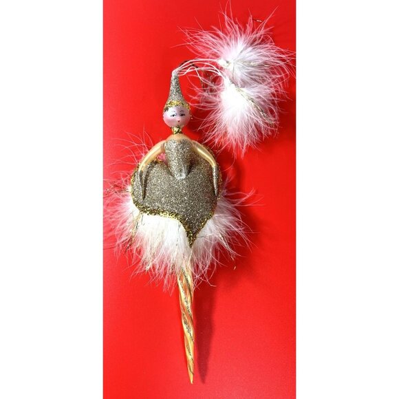 De Carlini Hand Blown Glass Ornament Dancing girl Vintage - Picture 1 of 6